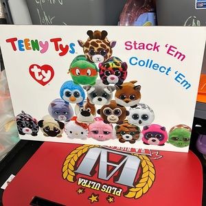 Teeny Ty’s Display backboard- used, from a store. Ty beanie baby